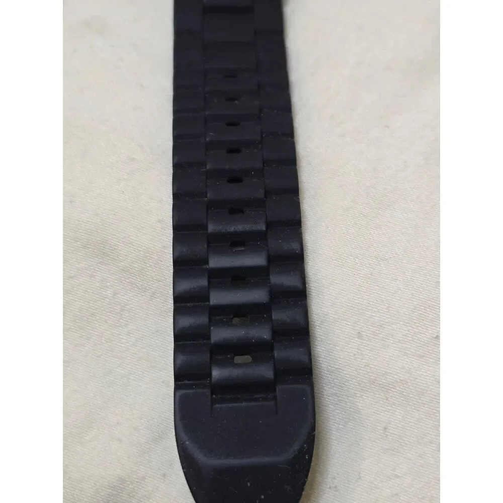 Fossil Men's 44mm Blackout Sport Watch (AM4519) - FKM Rubber - New Battery